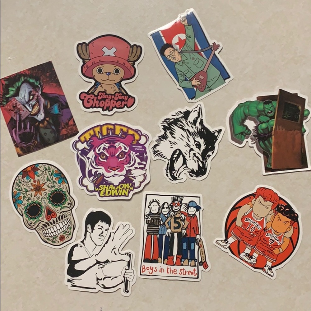 10 STICKERS!